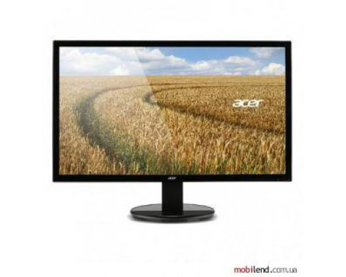 МОНИТОР 23.6" Acer K242HQLBbid Black (LED, Wide, 1920x1080, 5ms, 170°/160°, 300 cd/m, 100`000`000:1, +DVI, +HDMI, )